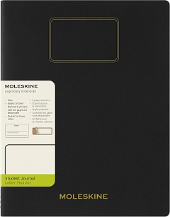 Zeszyt Moleskine Student Cahier XXL (21.6X27.9 cm) Gładki Czarny (Moleskine Student XXL Plain Black Soft Cover) - 8056999276898